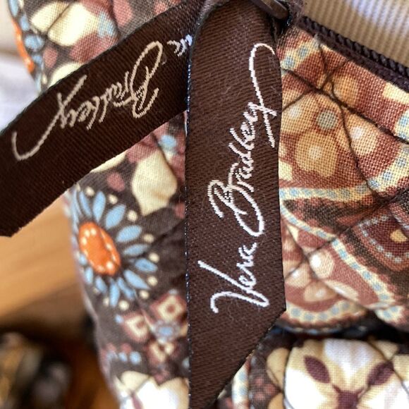 Vera Bradley Brown and Orange Crossbody Bag - Picture 6 of 15